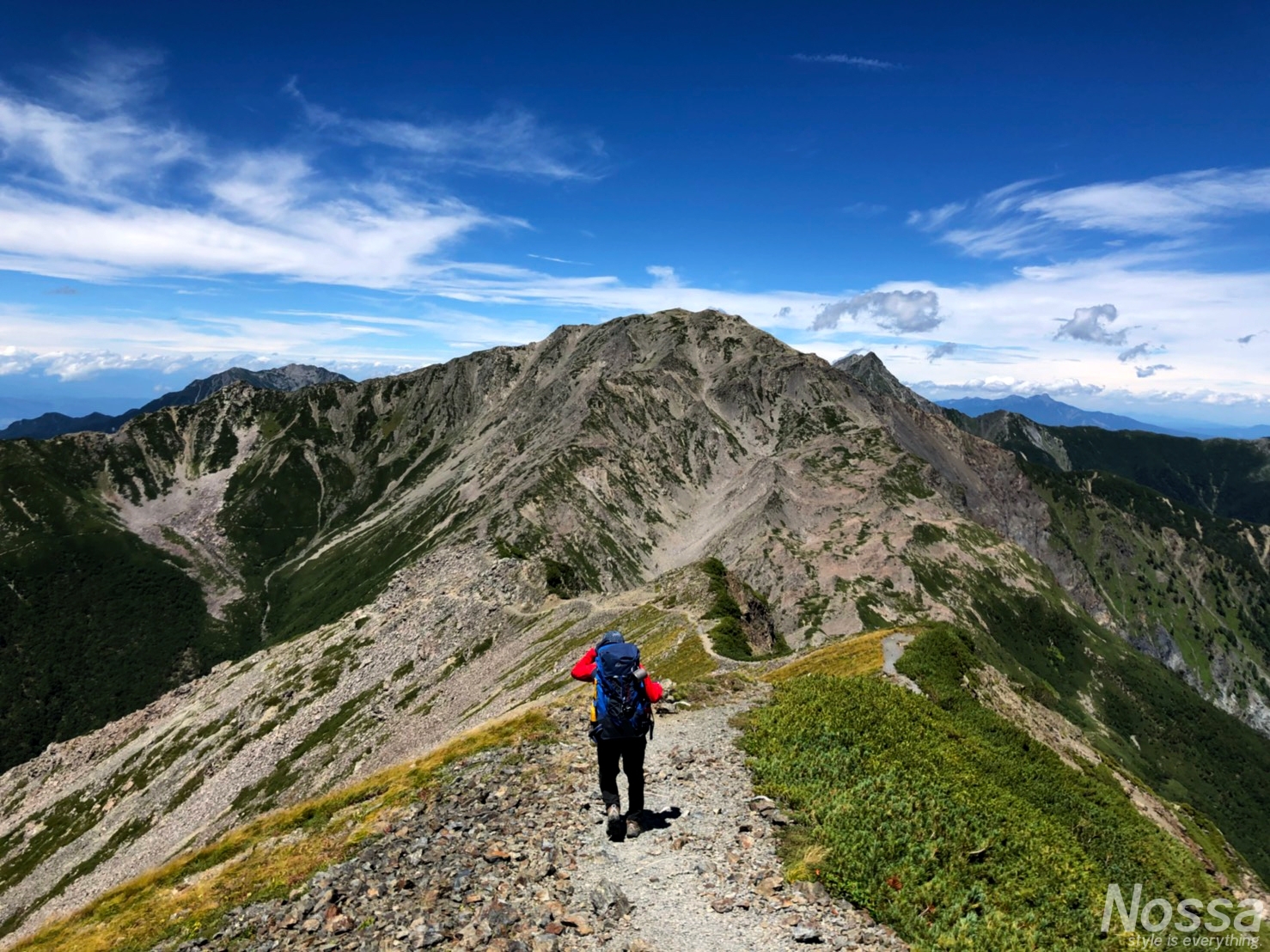 【白峰三山縦走（奈良田→広河原）】はじめての南アルプス